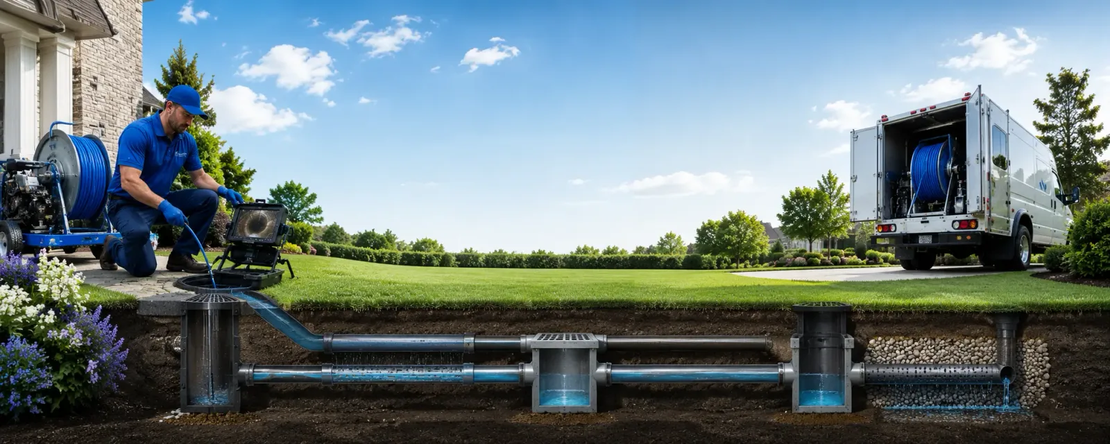 Outdoor drain cleaning information for Osage, IA